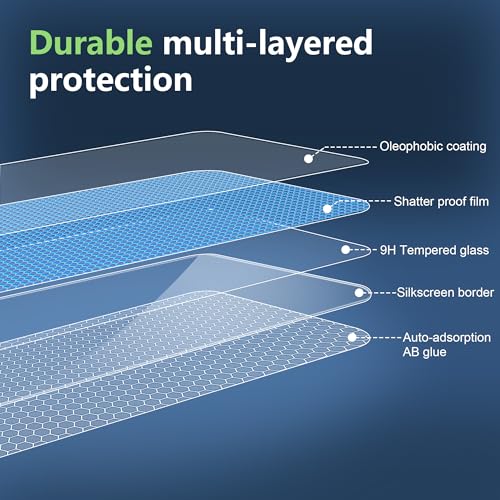 Image of for Xiaomi Poco X8 Pro Screen Protector(1 pack) Tempered Glass flim with case,9H Hardness,Anti-Scratch, Case Friendly, Bubble Free,HD Clear