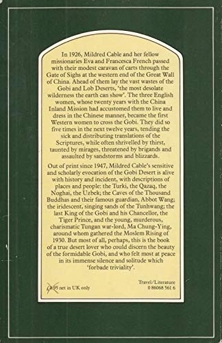 GOBI DESERT 0860685616 Book Cover