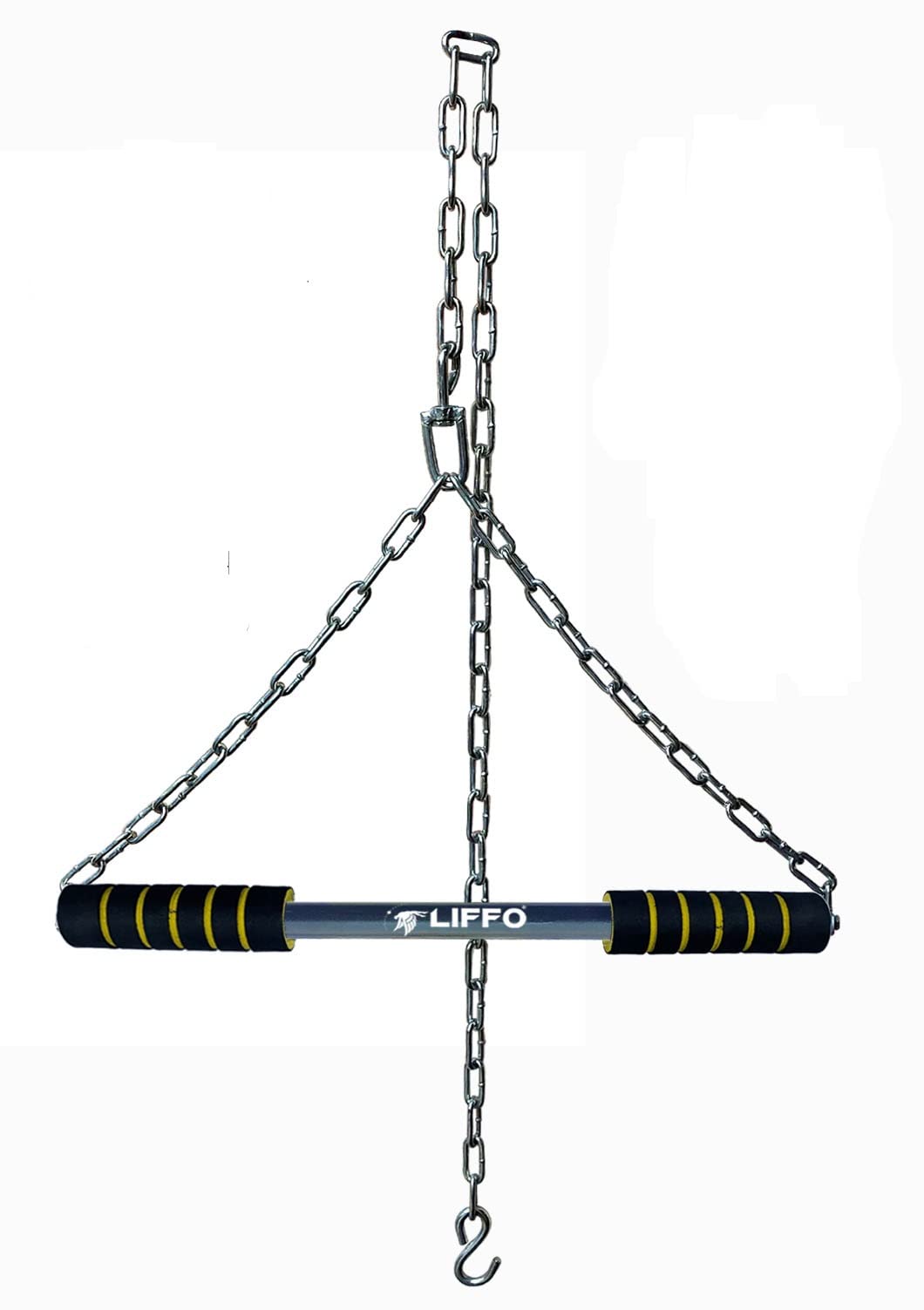 Liffo® Steel Pull Up Chin up Bar, Steel Chin Up, Sangal Rod with Chain Hanging Rod ChinUp Bar, Height Increaser and Pull Exercise with Heavy Duty Chain (6FT) (B09D2XB6M4) Amazon Price History, Amazon Price Tracker