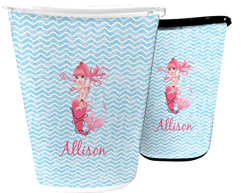 Rnk Shops Mermaid Waste Basket - Single Sided (White) (Personalized) #TOP1