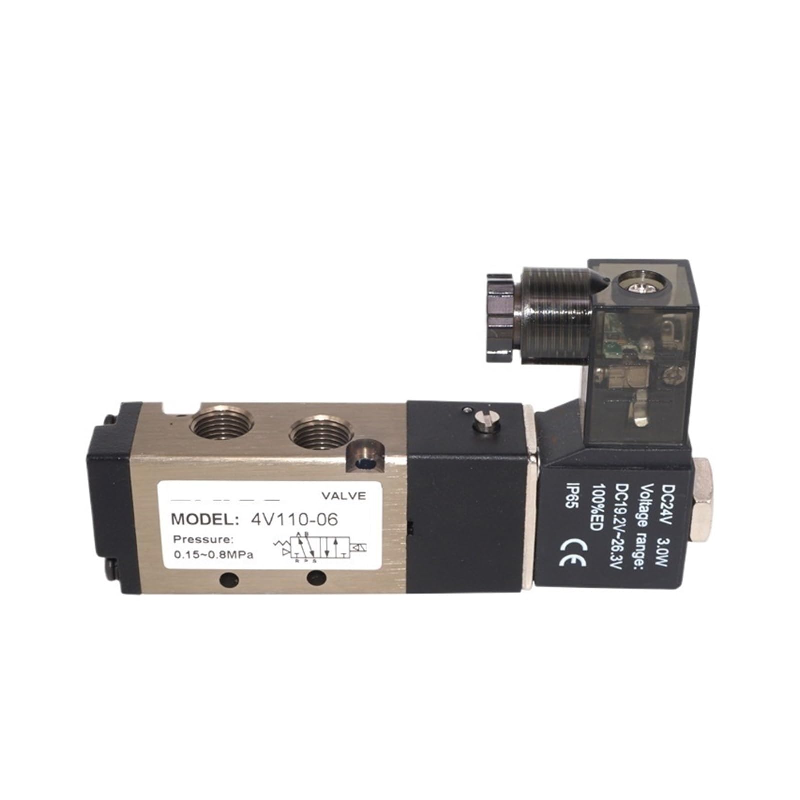 Électrovanne pneumatique 4V110-06 24V : résorbez les fuites d'air de vos vérins