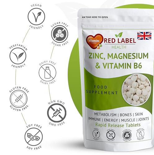 Zinc Magnesium and Vitamin B6 Tablets Supplements for Men & Women, Pack of 365 Tablets (1 Year Supply), High Strength Sleep Aid, Muscle Recovery, Better Sleep, UK - Image 7