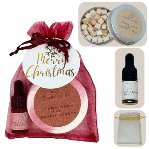 【Xmasプチギフト】深呼吸したくなる贈り物「ひのきチップ＆アロマオイルセット」｜Tsuki to Koのサムネイル