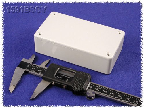 BOÎTIER UNIVERSEL HAMMOND ELECTRONICS 1591BSGY ABS GRIS CLAIR (RAL 7035