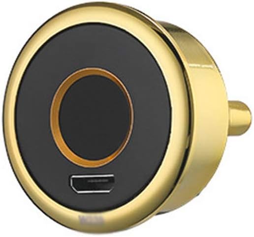 JSEIAJB Keyless Mini Fingerprint Cabinet Lock biometric Electric Door Lock for Cabinet Drawer Door(Gray)