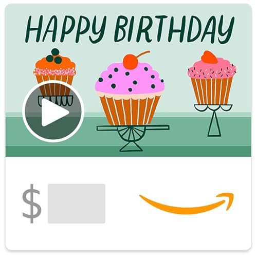 Amazon eGift Card - Birthday Cupcake (Animated)