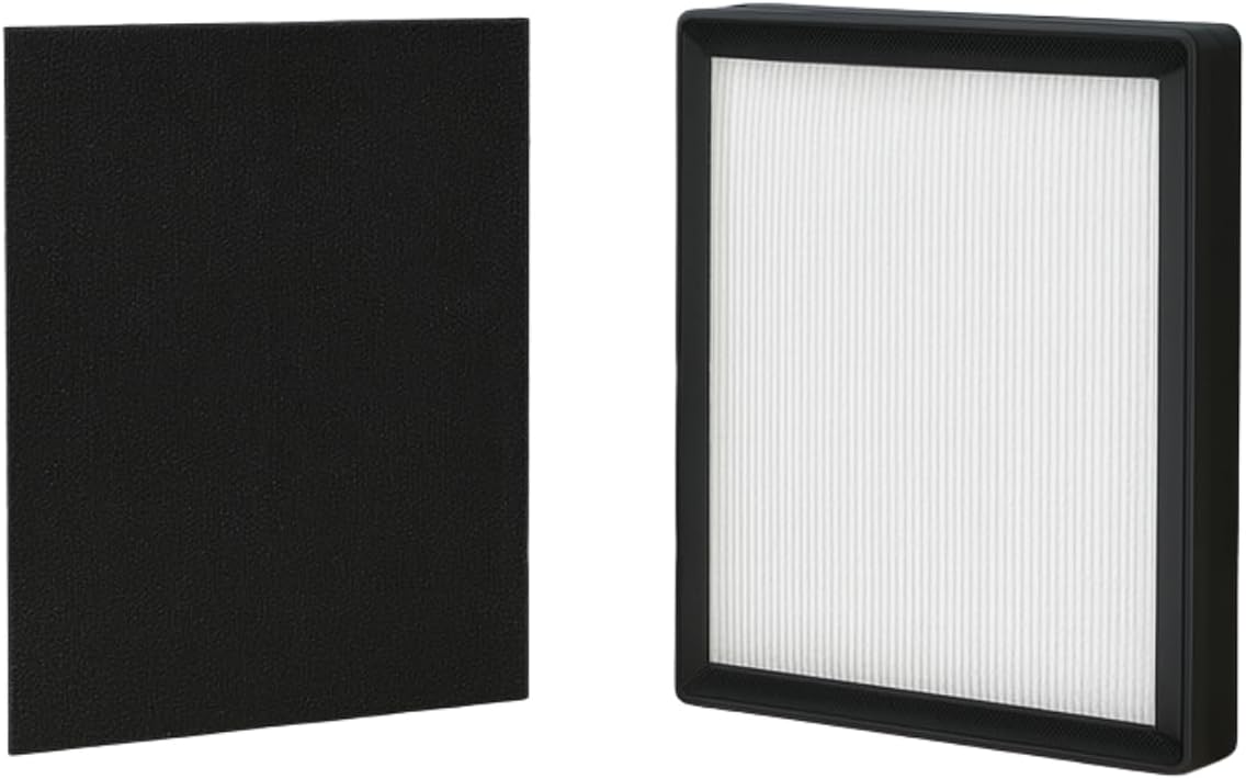 Nispira FAP-C01-A HEPA Replacement Filter for Filtrete Air Purifier, IDYLIS AC-2119, IAP-10-100, IAPC-40-140, IAP-10-150, H13 HEPA Activated Carbon 8 Packs