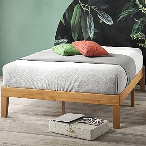 Zinus Moiz Estructura de cama con plataforma de madera Cover