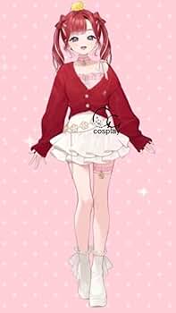 Amazon.co.jp: GGcosplay Vtuber 早乙女ベリー すぺしゃーれ新衣装
