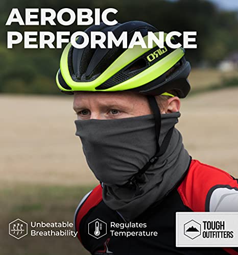 Tough Headband Neck Gaiter Mask For Men & Women - Neck Gaiter Face Mask & Dust Protection W/ Uv For Fishing, Running & Hiking #TOP3