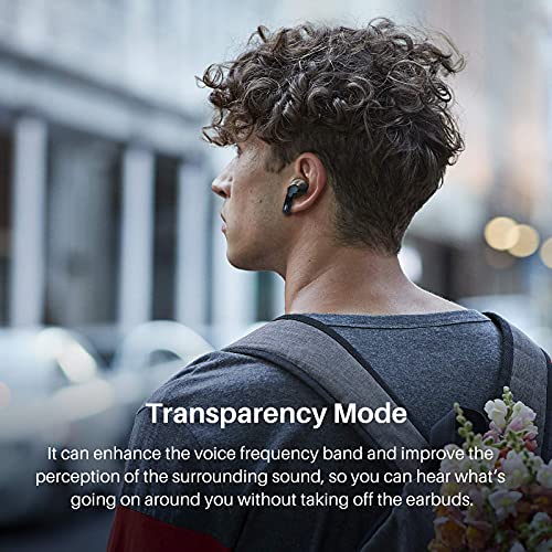 image for TOZO Hybrid Active Noise Cancelling Wireless Earbuds, in-Ear Detection