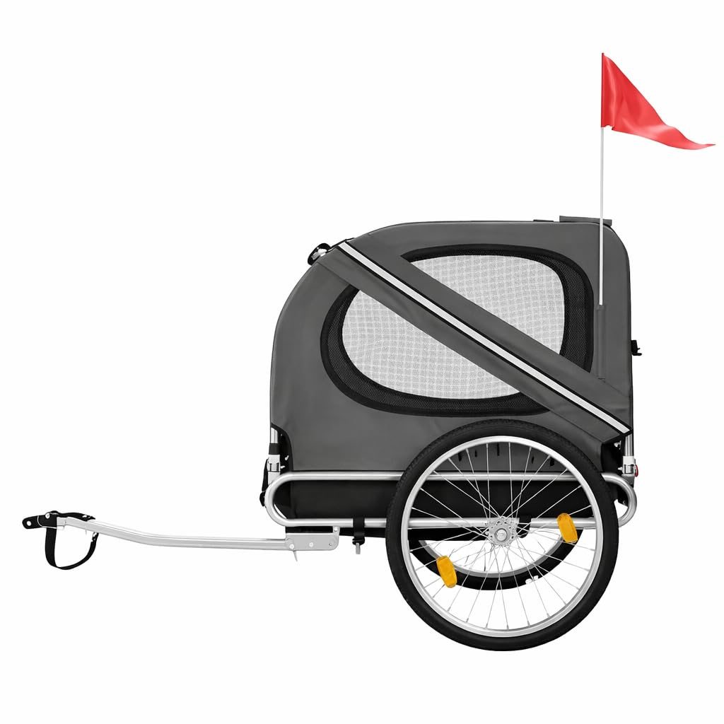 RESSER Przyczepka Rowerowa dla Psa Zwierząt Kota do Roweru Przewozu Transportowa