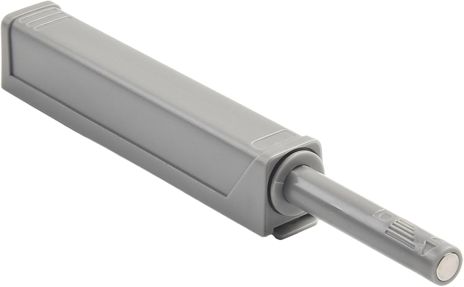 Magnetic Push to Open Door Catch Latch for Cabinets, Drawers, and Wardrobes Effortless Touch Release Mechanism for DIY Projects (Gray)