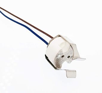 E-Simpo 5pcs MR11 MR16 Led Halogen Incandescent Bulb Socket G4, G6.35, GY6.35, GX5.3, GU5.3, GZ4 15cm 0.75m2 Lead Lamp Holder with Bracket