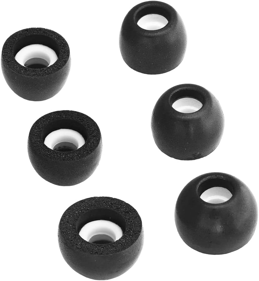 Memory Foam Eartips Replacement for JBL Reflect Flow & Reflect Flow Pro + & Reflect Mini NC & Reflect Aero TWS/KZ ZSN Pro X / ZS10 Pro/Pro 2 & TOZO Golden X1 Earbuds Earpads Ear Tip