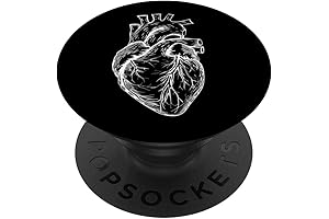 Heart Anatomical 2D for Doctors | Echocardiography Fans - PopSockets Grip &...
