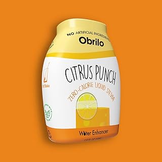Stevia infused, Sugar free, Zero calorie, All natural liquid water enhancer (Citrus Punch, Pack of 3)