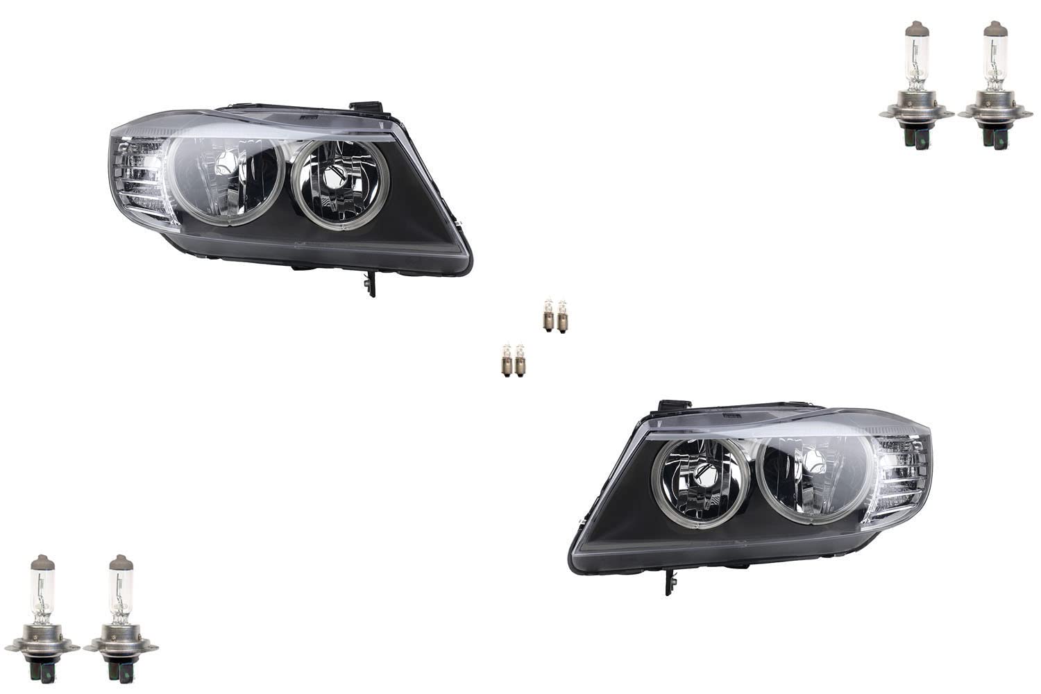 Phare halogène Johns pour BMW 3 E90 E91 2008 gauche et droite - 6