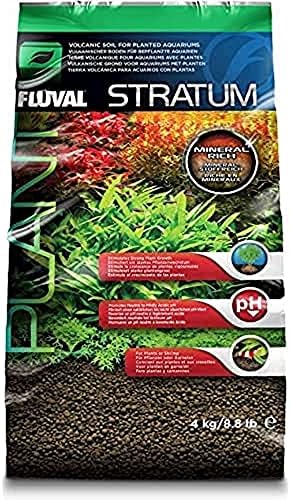 Fluval Plant & Shrimp Stratum Aquarium Planting Substrate, Brown, 4 kg