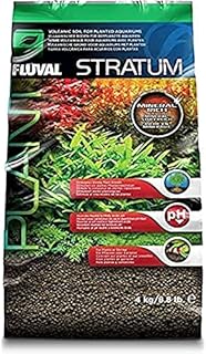 Fluval Plant & Shrimp Stratum Aquarium Planting Substrate, Brown, 4 kg