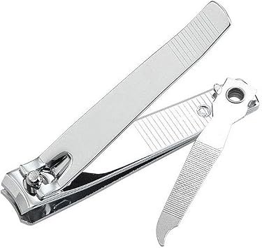 Nail Clippers with Built-in Nail Files  Heavy Duty Stainless Steel Toenail Clippers for Thick Nails, Sharp Toe Nail Clipper & Nail Cutter for Men and Women