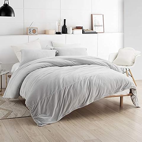 Coma Inducer Twin XL Duvet Cover - Baby Bird - Glacier Gray Cover