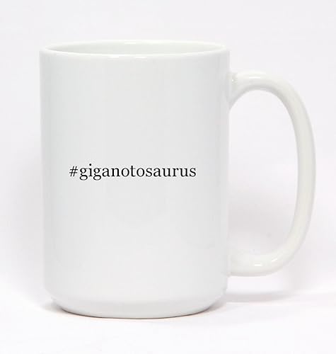 #giganotosaurus - Hashtag Ceramic Coffee Mug 15oz
