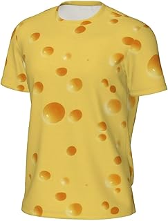 Blue Men's Short Sleeve Mesh Crew Neck T Shirt Athletic Running Gym Tee