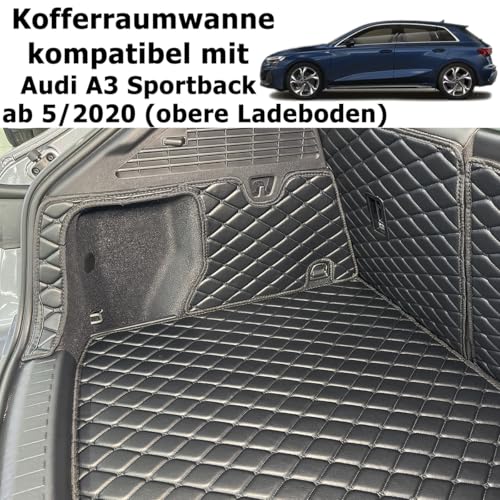 Bac de coffre premium pour Audi A3 Sportback depuis mai 2020