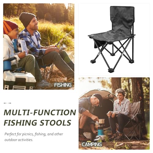Chaise de camping portable pliante légère avec tube d'acier