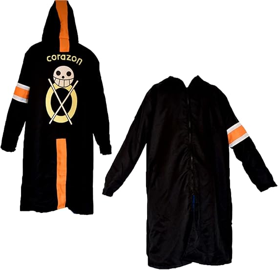Amazon Co Jp ワンピース One Piece トラファルガー D ワーテル ロー ロングコート 上着 コスプレ 衣装 ハートの海賊団 Cosplay 均ヤード 学園祭 文化祭 舞台演出服 忘年会 イベント 仮装 ハロウイン クリスマス ホビー