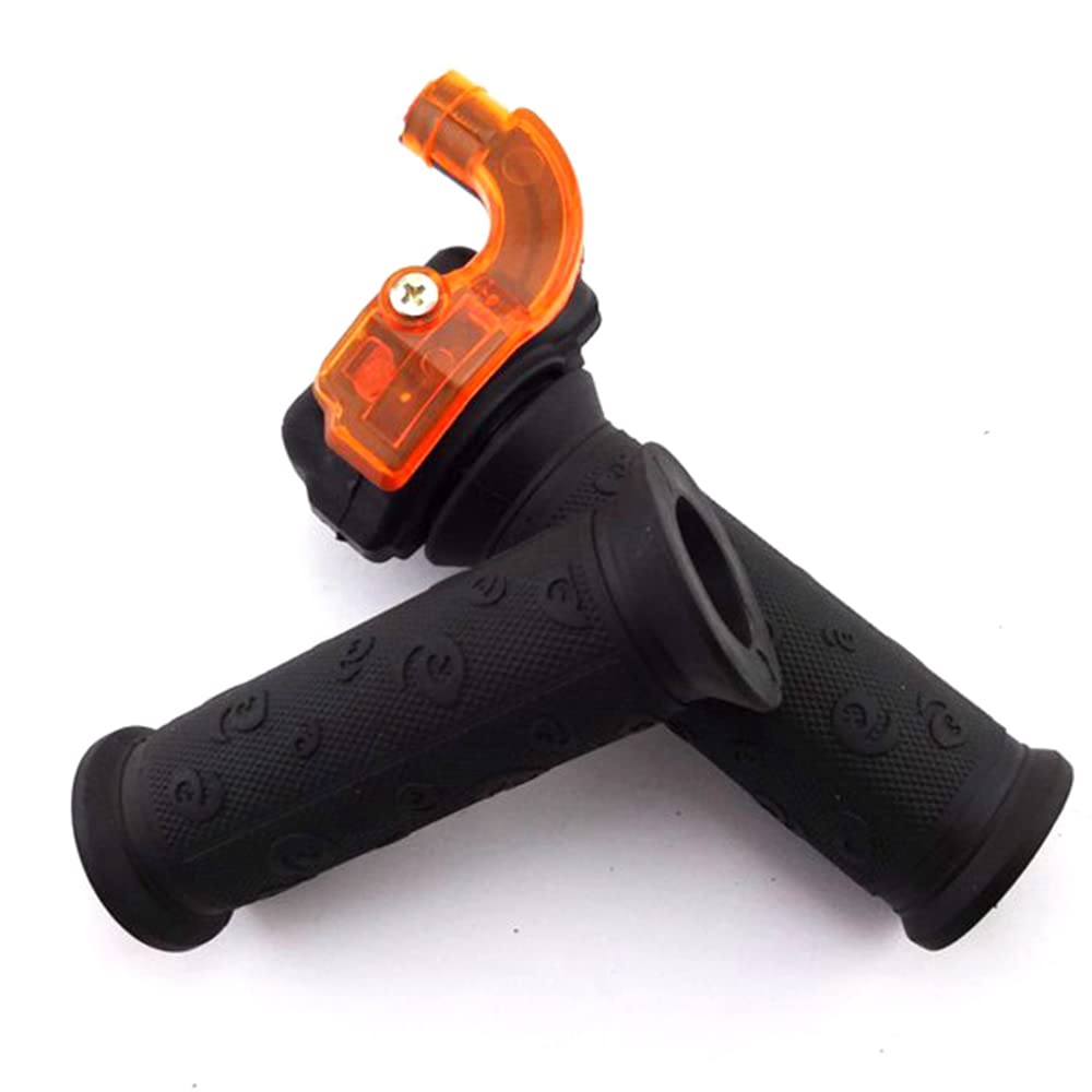 DJ-Motor 22mm Twist Throttle Hand Grip Set for 2 Strock 43cc 47cc 49cc Mini Dirt Pocket Bike Scooter ATV Quad