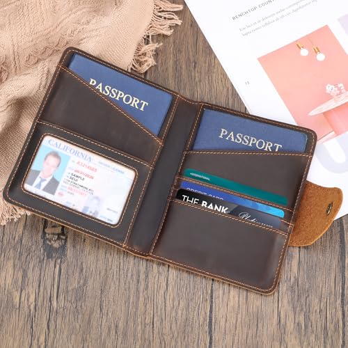 Polare Slim RFID Blocking Wallet for 2 Passports