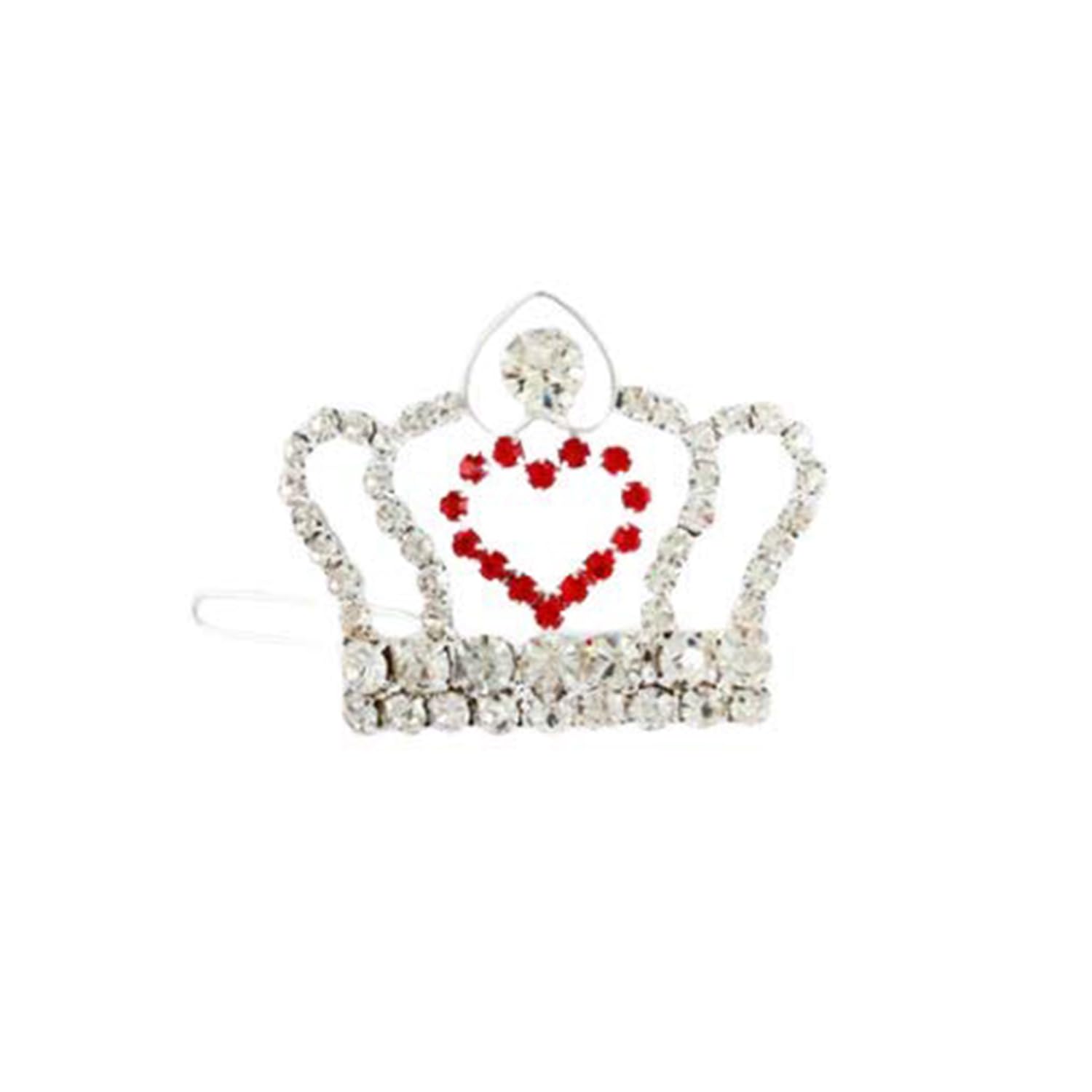 Emily Pets Dog Crown Desgin Crystal with Rhinestone Iridescent Hair Clip Barrette Princess Tiara Crown for Dog/Pet Hair Clip Topknot Barrette - White (B08VDD5R4X) Amazon Price History, Amazon Price Tracker