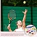 YELARXI Tennis Dampener, Heart Silicone Tennis Racket Dampeners Racket Shock Absorber to Reduce Vibration Soft Cute Fit for (Players/Universal Fit for All Racquets) 8Pcs & 4 Colors-Set 3
