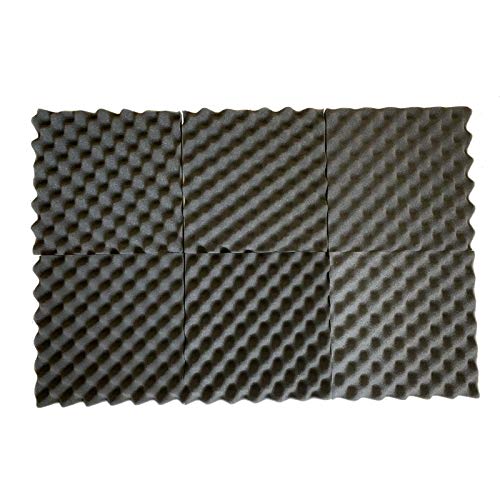 Buy Convoluted Charcoal Egg Crate Foam Padding Sound Dampening Acoustic