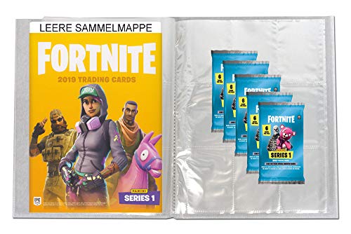 Preisvergleich Produktbild Fortnite - Trading Cards - 1 Sammelmappe + 5 Booster
