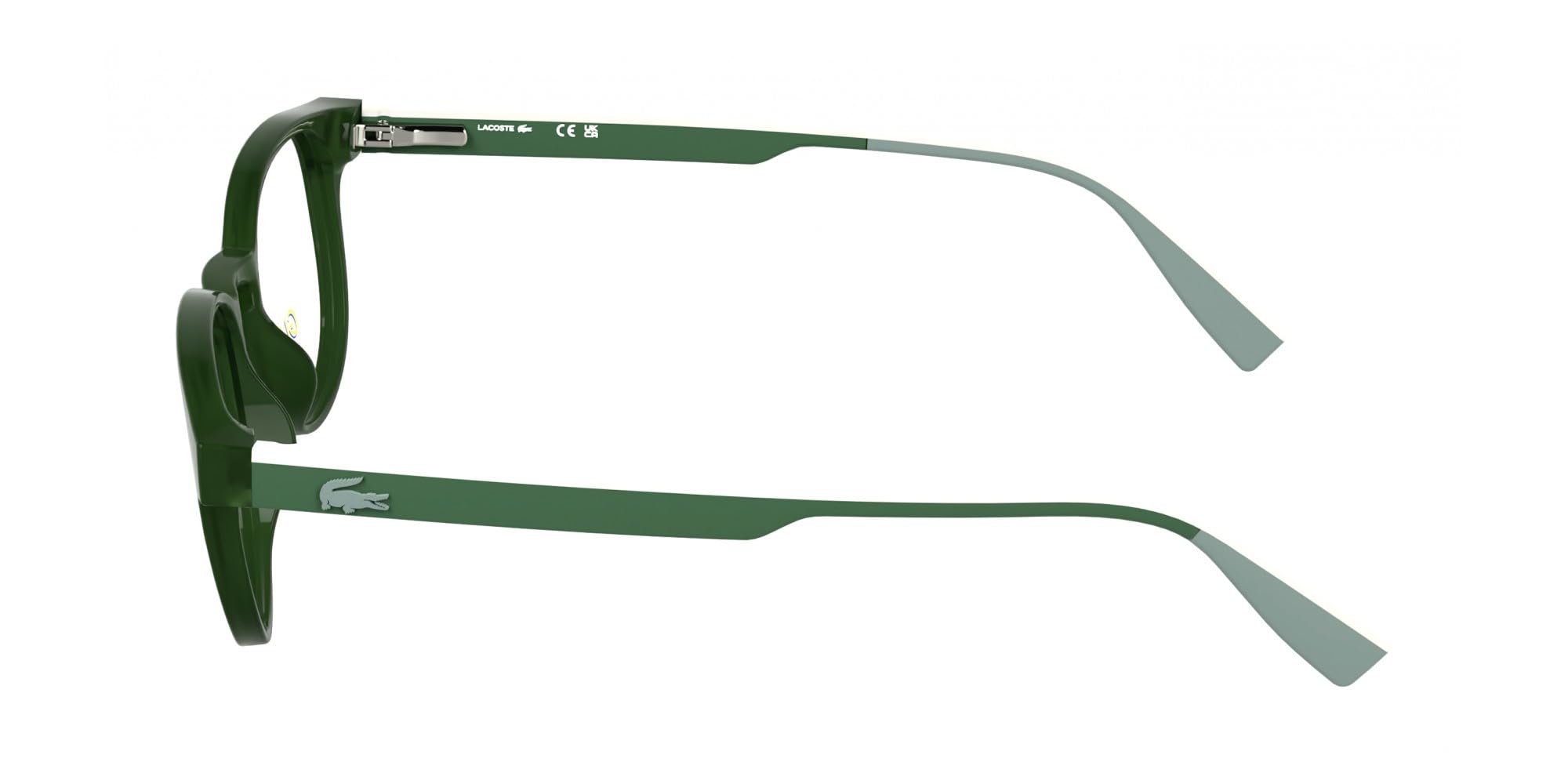 Lacoste L3666 317 PRZEZROCZYSTY KHAKI LUMI 47/17/135 Ramka na okulary dla dzieci