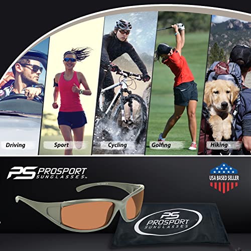 Image of proSPORT Blue Light Reducing High Definition HD Lens Sunglass TR90 Sport Frame Men Women