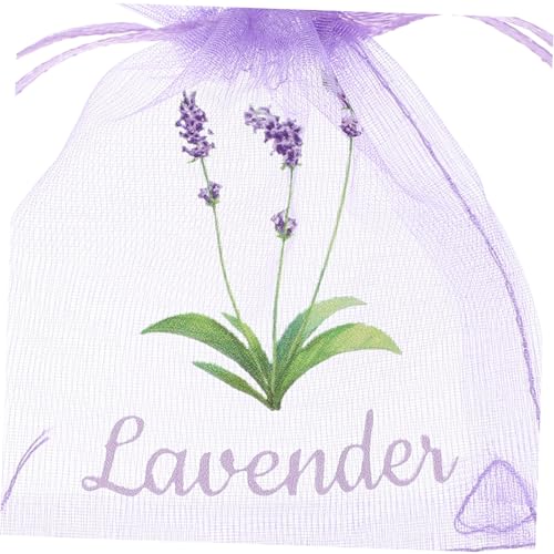 SOLUSTRE 20 unidades bolsas de saquito con cordón violetas miniatura 3