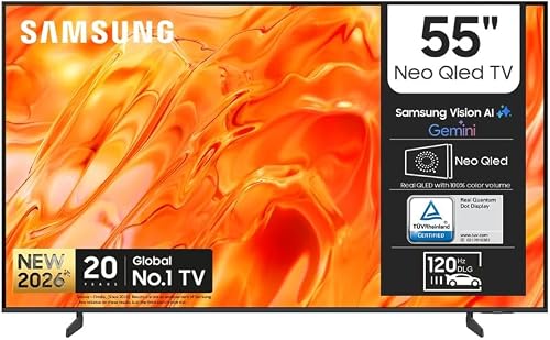 Samsung 55" QN70H Neo QLED DLG 120Hz AI Smart TV with 4K Upscaling & MotionX