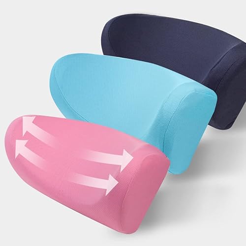 Miniatura 7 de Almohada para reposacabezas para asiento de automóvil, almohada de apoyo de cuello de espuma viscoelástica para aliviar el dolor de cuello, almohada