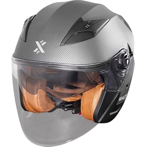 Shox Defender Carbon Open Face Helmet XL Cover
