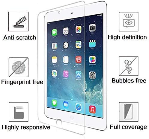 [1 Pack] iPad 9th Generation Screen Protector,Tempered Glass for iPad 10.2 Inch (iPad 9 2021,iPad 8 2020,iPad 7 2019)