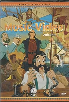 DVD Animated Hero Classics Music Video DVD - Volume 1 Book