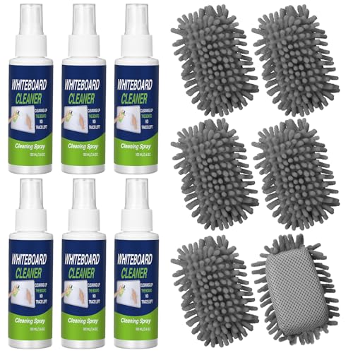Nettoyant tableau blanc spray 100ml Fuyoooo avec gomme microfibre pour effacer les marques