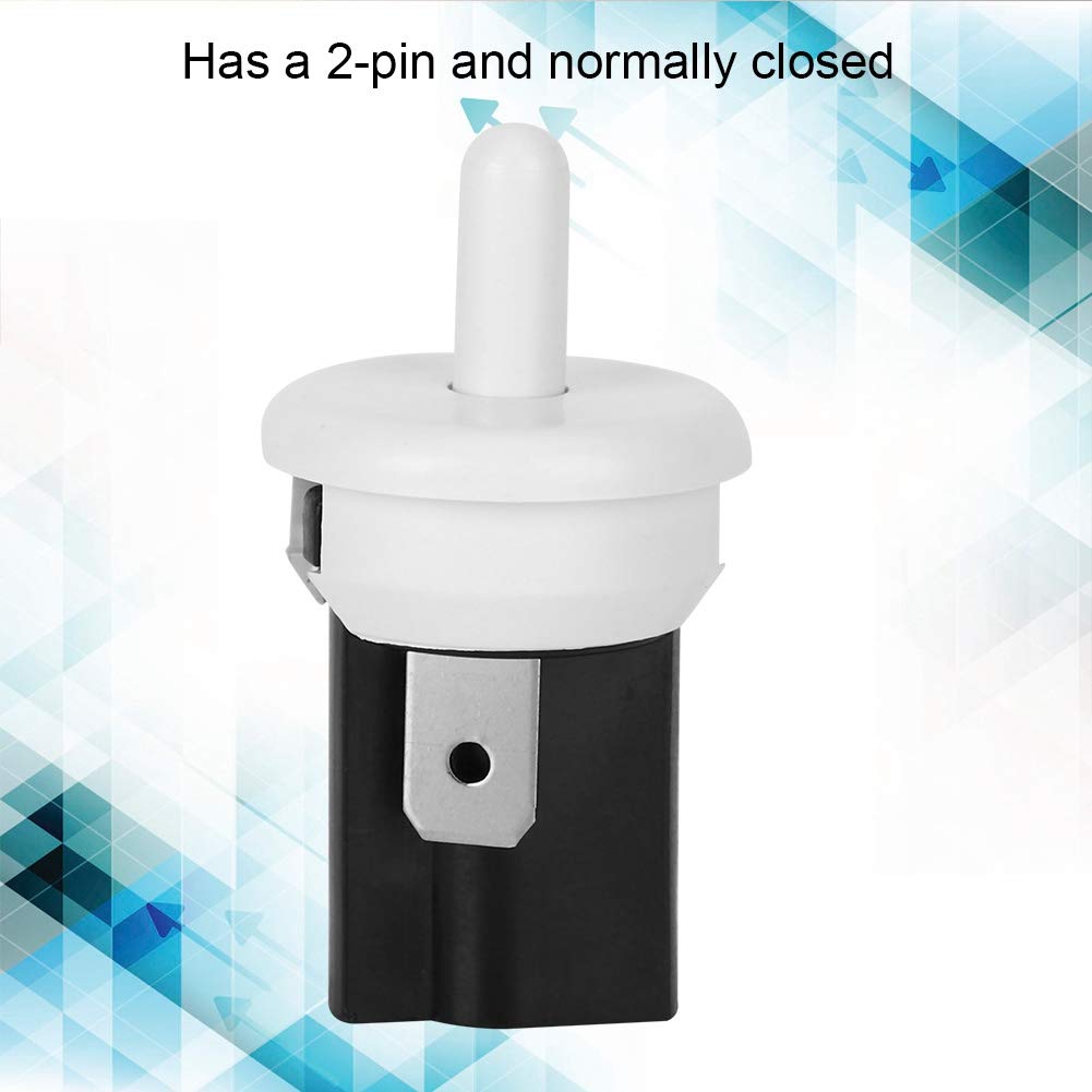 Interruttore Luce Frigorifero - 10mm 250V, Per Porta, Nero/Grigio - Foto 4