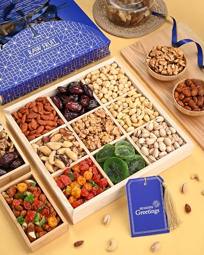 Image of Hyperfoods Dry Fruits Gift Pack Dry Fruits Gift Hampers For Family Dry Fruits Gifts For Employees Premium Dry Fruits Gifts Dry Fruits Combo Pack Dry Fruits Gift Hampers Pack Of 9 Dry Fruits Gift Box