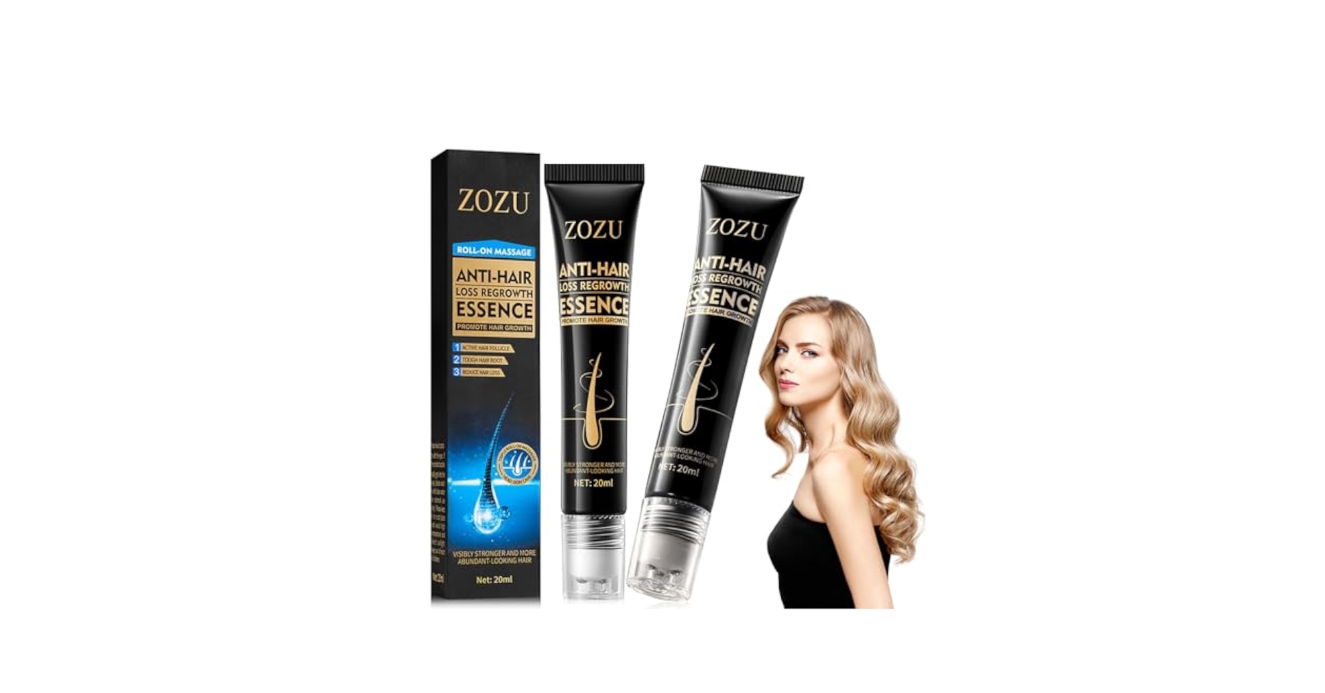 Amazon.com : 2PCS Zozu Hair Regrowth Essence - Anti Hair