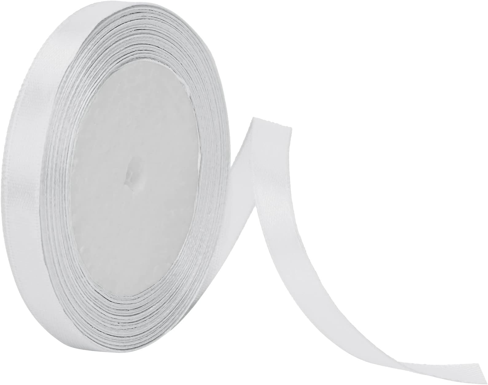 10mm x50m white double faced satin ribbon by 10MM Ribbon : Amazon.co.uk ...